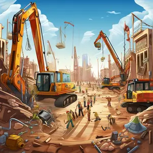 kolorowanki Pojazdy budowlane