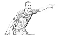 kolorowanka piłkarz, Wojciech Szczęsny